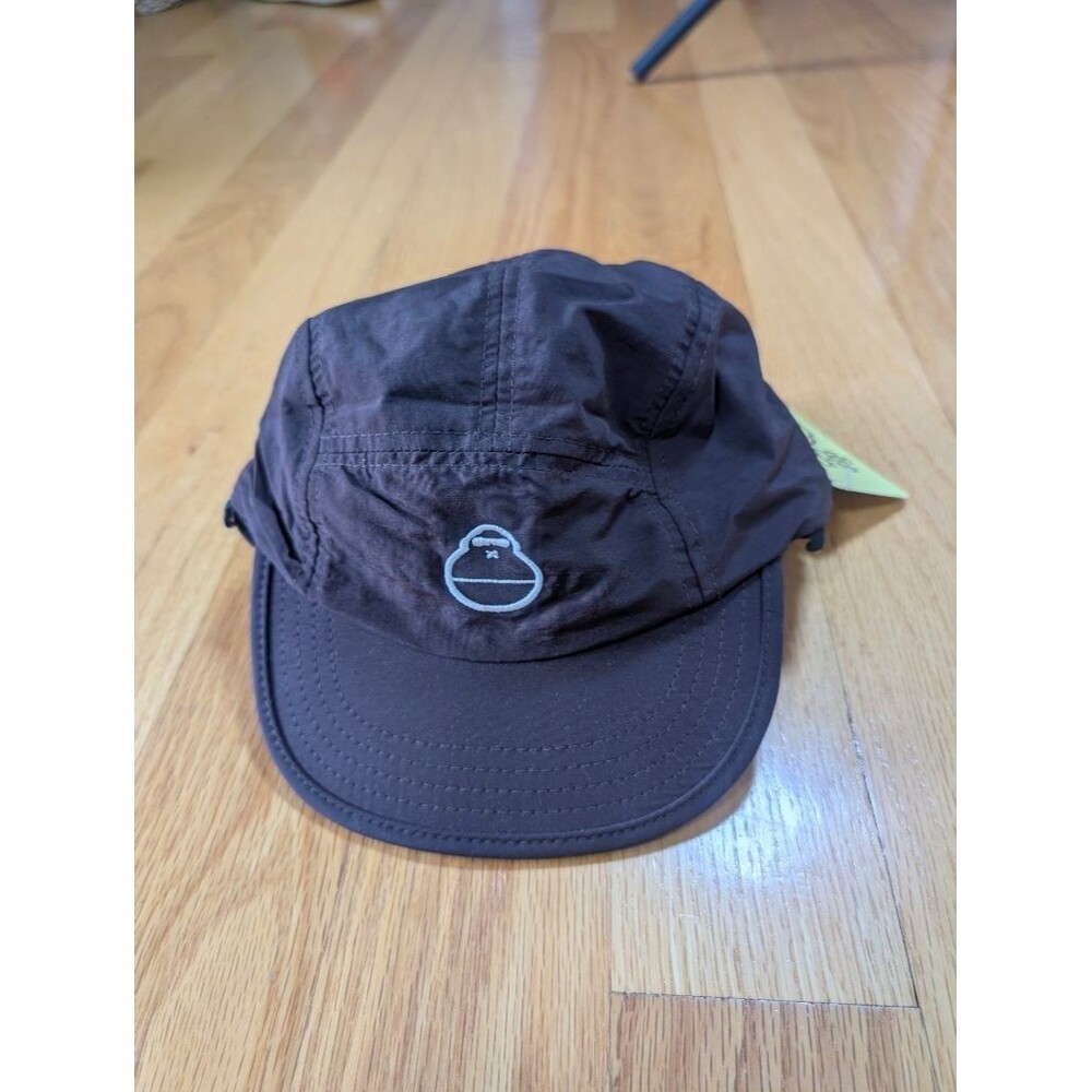Sun Bum Trust The Bum 5-Panel Surf Hat Cap Brown Nylon Adjustable Strapback NWT